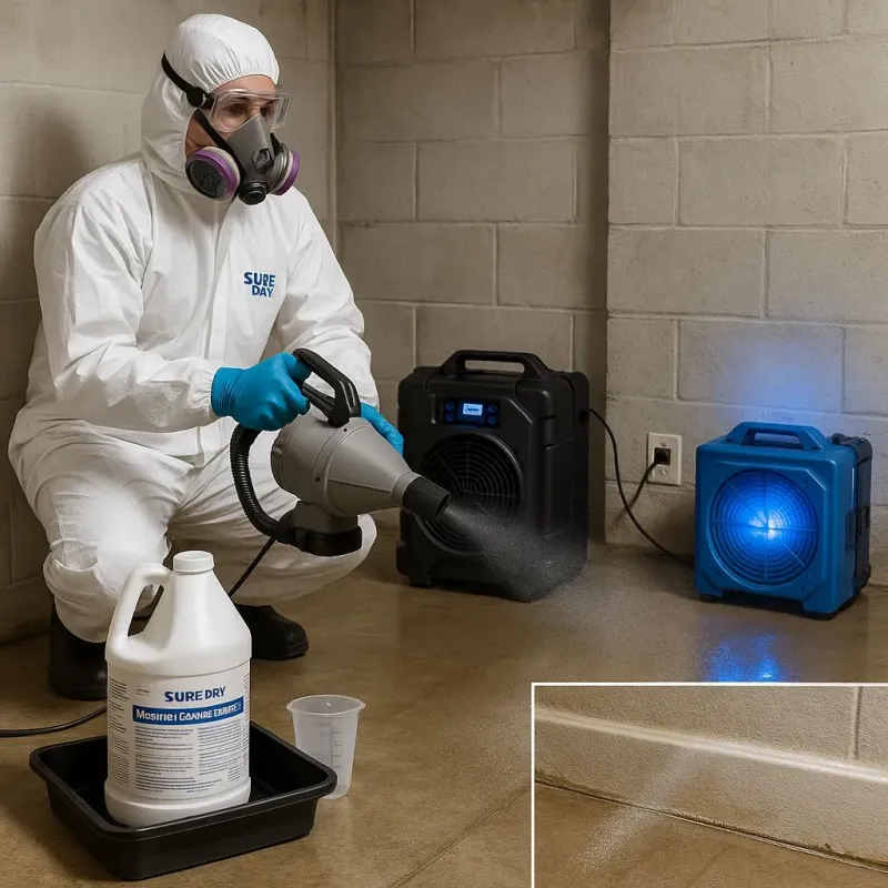 Sanitization and Odor Removal process in Tupper Lake, NY