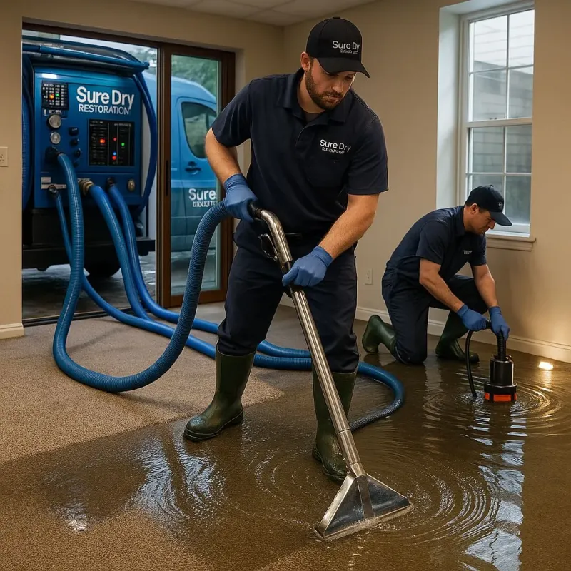 Water Extraction and Removal process in Tupper Lake, NY
